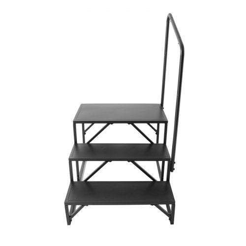 RV Steps 3Step RV Stairs 440 LBS Load Capacity Thickened Carbon Steel