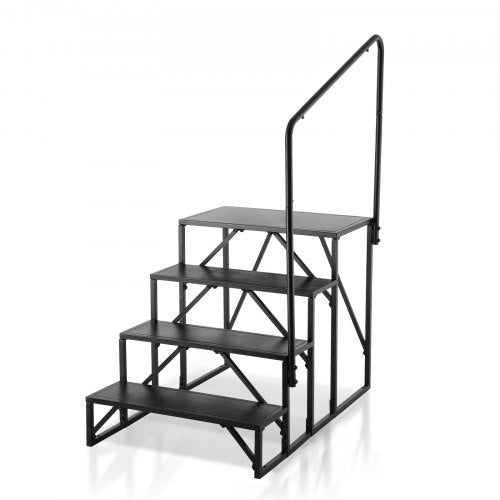 Rv Steps 4Step Stairs 440 Lbs Load Capacity Thickened Carbon Steel With