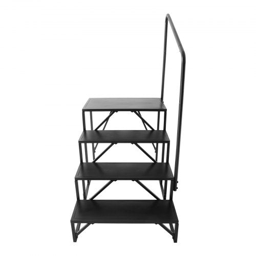 Rv Steps 4Step Stairs 440 Lbs Load Capacity Thickened Carbon Steel With
