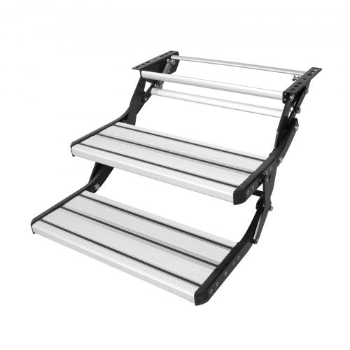 RV Steps 2Step Manual Retractable RV Stairs Foldable 440 LBS Load