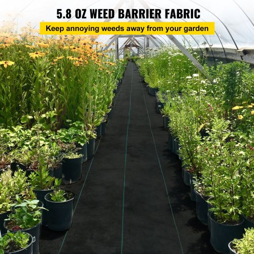 Weed Barrier 58oz Landscape Fabric 3ft x 300ft Cover Mat Heavy Duty Woven