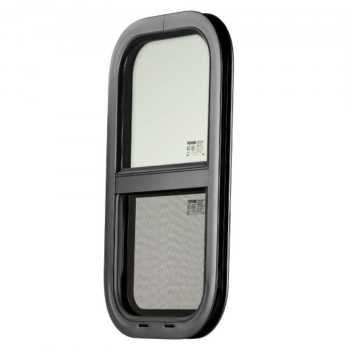 Vertical RV Window 12 W x 22 H Tinted Sliding RV Window with Net Screen