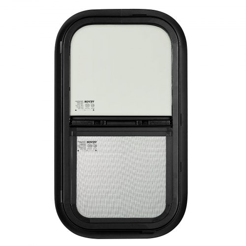 Vertical RV Window 12 W x 22 H Tinted Sliding RV Window with Net Screen