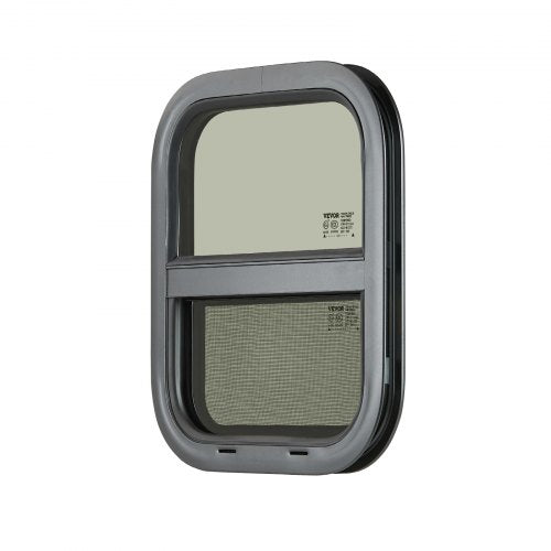 Vertical RV Window 14 W x 16 H Tinted Sliding RV Window with Net Screen