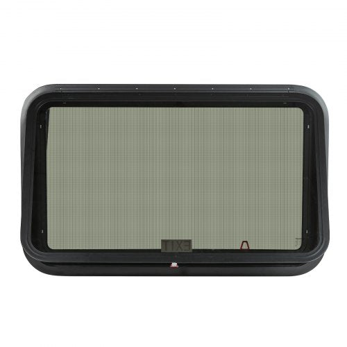 RV Exit Window 36 W x 22 H Tinted RV Window with Net Screen and Trim