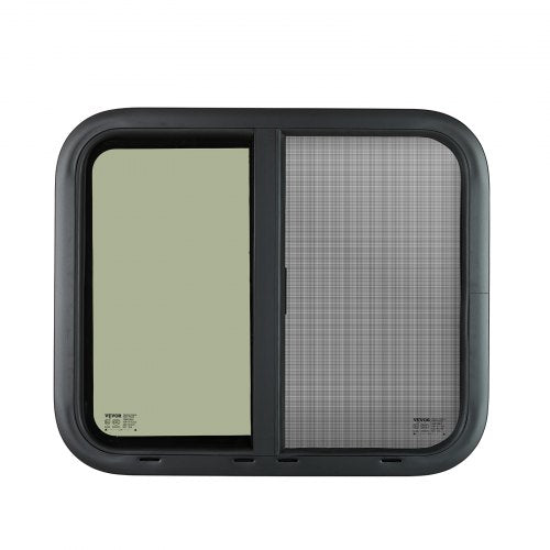 Horizontal RV Window 24 W x 20 H Tinted Sliding RV Window with Net Screen
