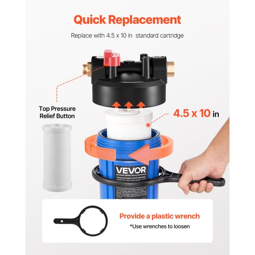 RV Water Filtration System Drinking Water Filter System with Replaceable