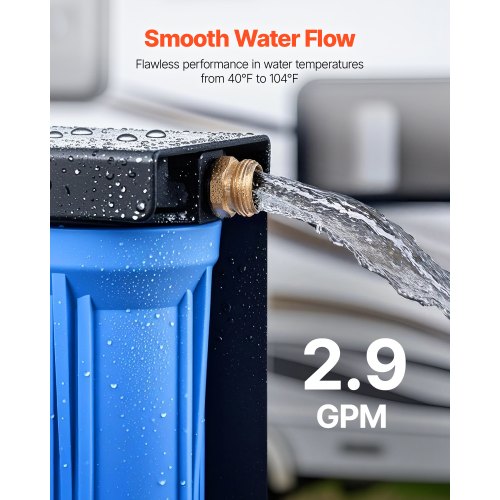 RV Water Filtration System 2Cartridge Water Filter System for Campers