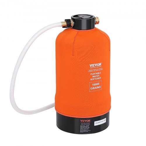 RV Water Softener 16000 Grain Portable Water Softener with 34 Brass