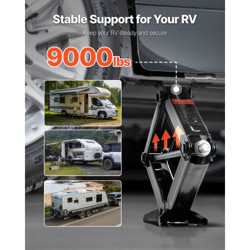 9000 lbs RV Scissor Jacks 4234 in RV Stabilizer Leveling Scissor Jacks