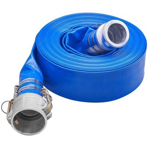 Pool Drain Hose 2 inch by 50 ft Durable PVC Material Includes Aluminum