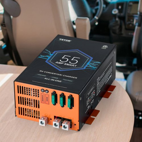 RV Converter 55 Amp 110V AC to 12V DC RV Power Converter Battery Charger