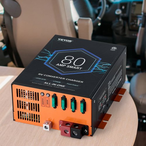 RV Converter 80 Amp 110V AC to 12V DC RV Power Converter Battery Charger
