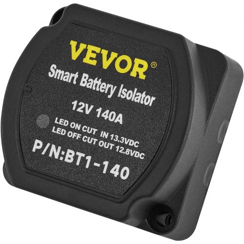 Dual Battery Isolation Kit 6m 12V Auto Split Charge Relay System with 140AMP VSR