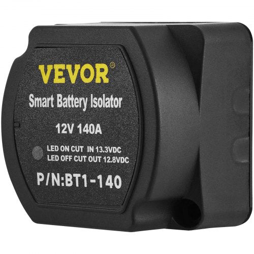 Dual Battery Isolation Kit 6m 12V Auto Split Charge Relay System with 140AMP VSR