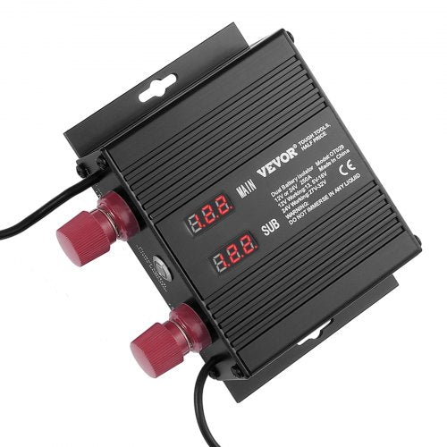 250 AMP Dual Battery Smart Isolator 12V24V Universal VSR Voltage