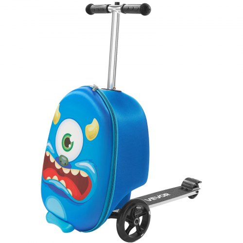 Rideon Luggage 20 L Capacity 20 Inches Kids Scooter Suitcase with Flash