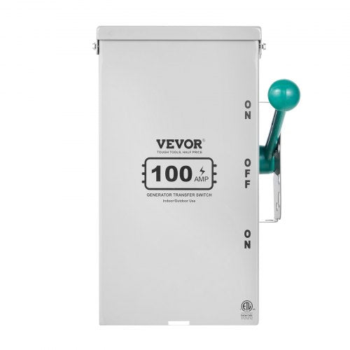 100A Generator Transfer Switch 24000W Manual Transfer Switch Heavy Duty