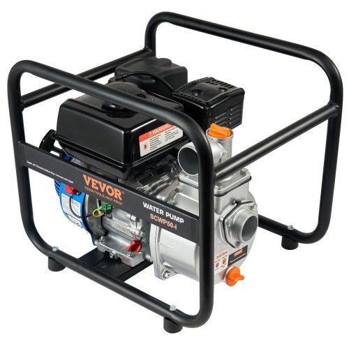 Gasoline Powered Trash Pump 2 in50 mm 65HP 132 GPM 4Stroke Gasoline