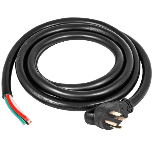 15 ft 50A RV Camp Power Cord Generator Cord 6381 AWG NEMA 1450P to Bare Wire