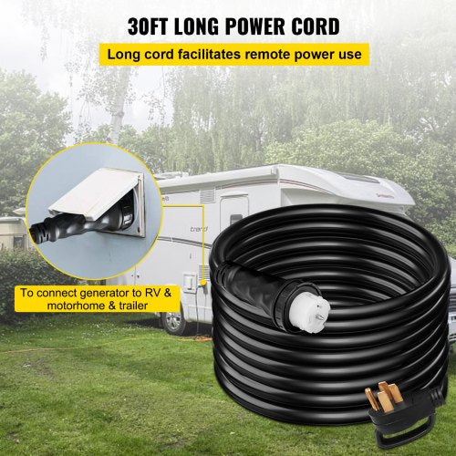 30FT Generator Power Cord 50Amp 125250volt 1450P to CS6364 Locking Connector