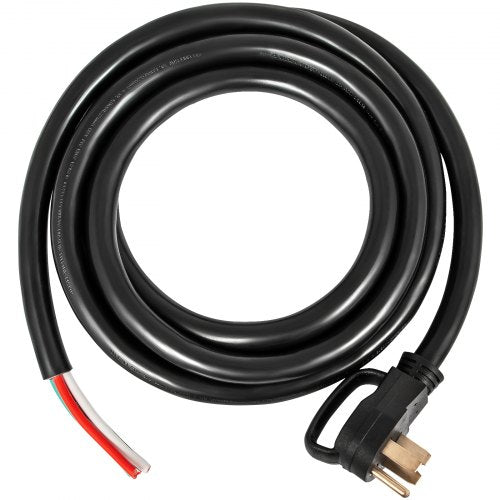 30 50A RV Camp Power Cord Generator Cord 63 81 AWG NEMA 1450P to Bare Wire
