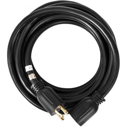 50 FT 30 Amp Generator Extension Cord SJTW 10 AWG 4 Prong NEMA L1430P