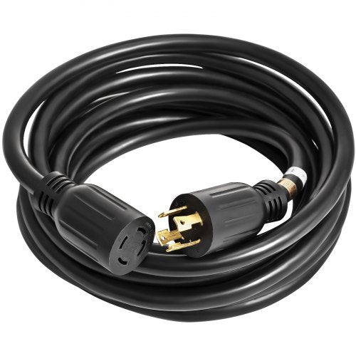 50 FT 30 Amp Generator Extension Cord SJTW 10 AWG 4 Prong NEMA L1430P