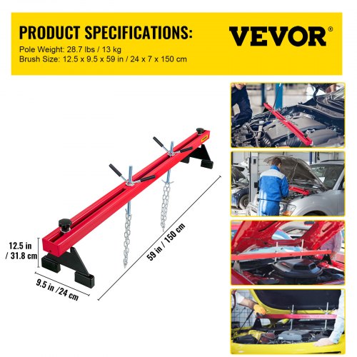 Engine Support Bar 1100 Lbs Capacity Engine Transverse Bar Engine Hoist 2