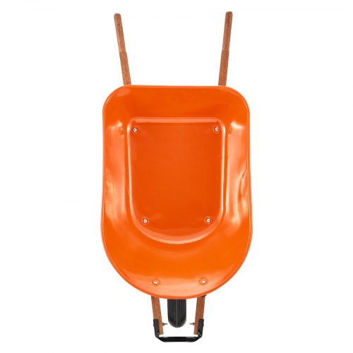 Wheelbarrow Cart 5 Cu Ft Load 330 lbs Capacity One Wheel Garden Dump