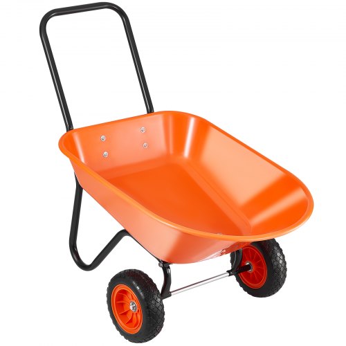 Wheelbarrow Cart 5 Cu Ft Load 397 lbs Capacity 2 Wheels Garden Dump