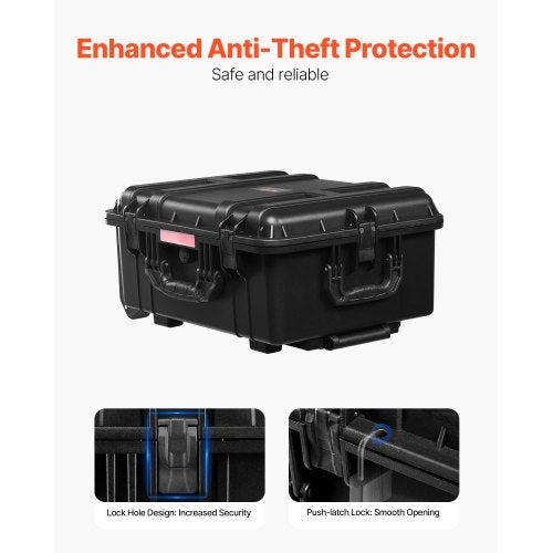 Weatherproof Hard Case Heavy Duty Protective Dry Box Case with PreCut