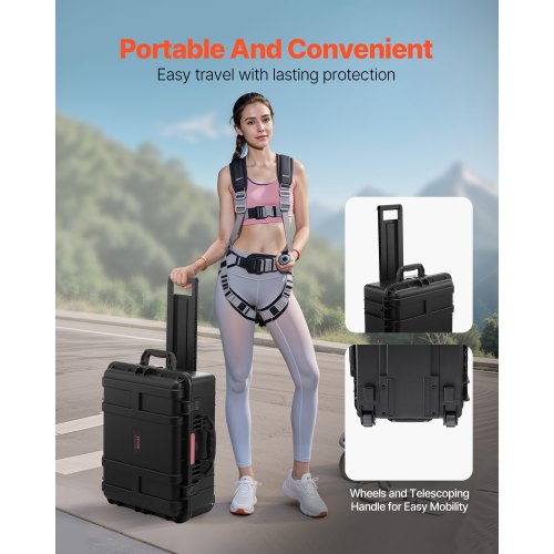 Weatherproof Hard Case Heavy Duty Protective Dry Box Case with PreCut
