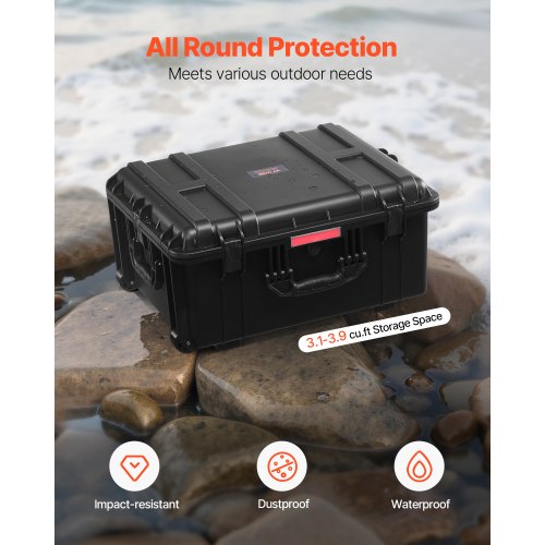 Weatherproof Hard Case Heavy Duty Protective Dry Box Case with PreCut