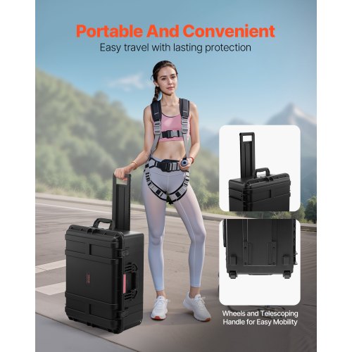 Weatherproof Hard Case Heavy Duty Protective Dry Box Case with PreCut