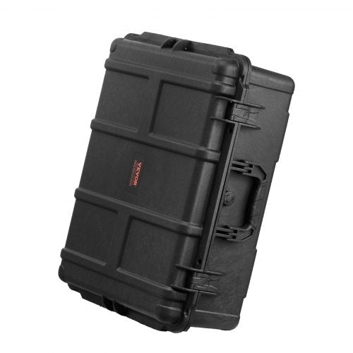 24 Cuft Weatherproof Hard Case with Handle Clips Padlock Holes Foam – 205 MM