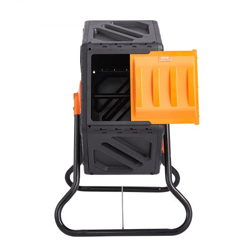 Compost Bin 18.5Gal Composting Tumbler Compact Single Rotating Chamber
