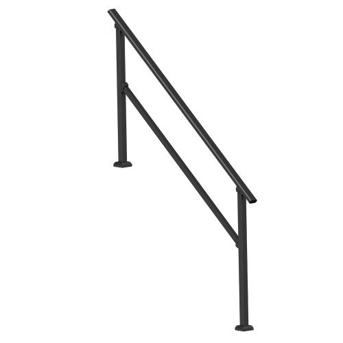 Handrails for Outdoor Steps 5 Step Stair Hand Rail Kit Transitional Carbon
