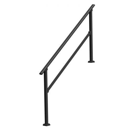 Handrails for Outdoor Steps 5 Step Stair Hand Rail Kit Transitional Carbon
