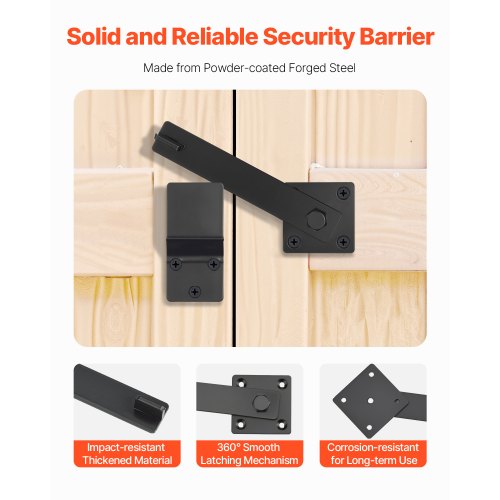 Flip Gate Latch Metal Heavy Duty Gate Latches Flip Latch Hardware with High