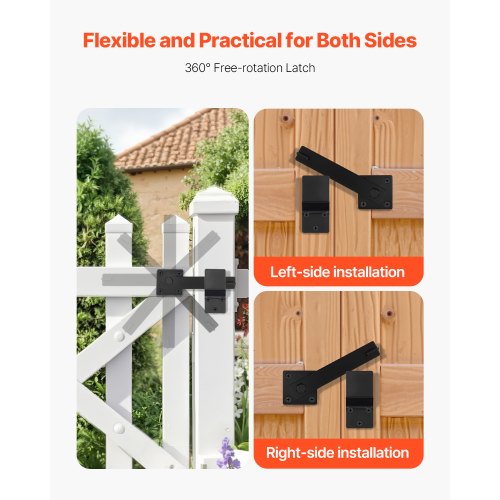 Flip Gate Latch Metal Heavy Duty Gate Latches Flip Latch Hardware with High
