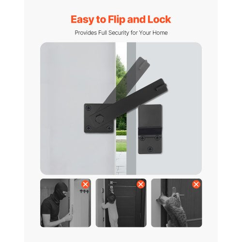 Flip Gate Latch Metal Heavy Duty Gate Latches Flip Latch Hardware with High