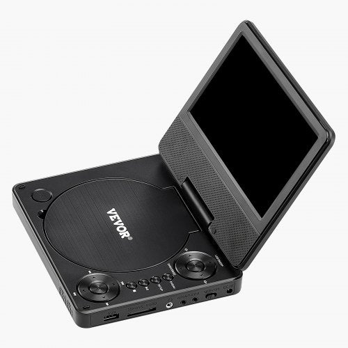 Portable DVD Player 7 inch HD Swivel Display Screen 4 Hours Builtin