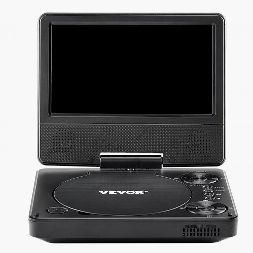 Portable DVD Player 7 inch HD Swivel Display Screen 4 Hours Builtin