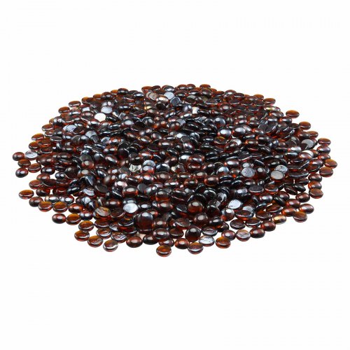Fire Glass 10Lbs 4.5Kg Hightemperature Resistant Fireplace Rocks 34Inch 1905 Mm