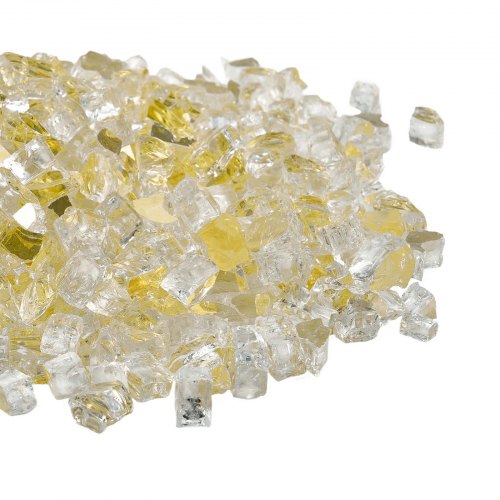 Fire Glass 10 Lbs 4.5 Kg Hightemperature Resistant Fireplace Rocks 12Inch 127 9 5