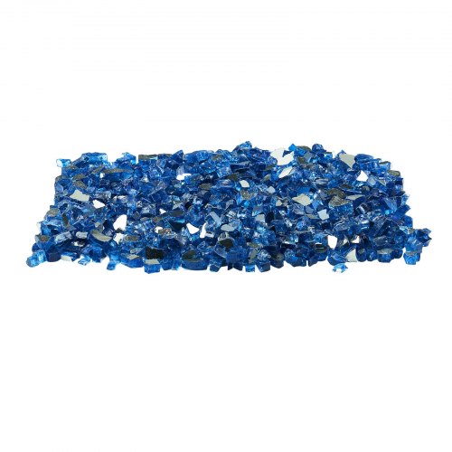 Fire Glass 10Lbs 4.5Kg Hightemperature Resistant Fireplace Rocks 12Inch 12.7 Mm