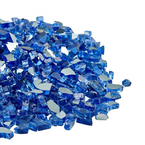 Fire Glass 10Lbs 4.5Kg Hightemperature Resistant Fireplace Rocks 14Inch 635 Mm