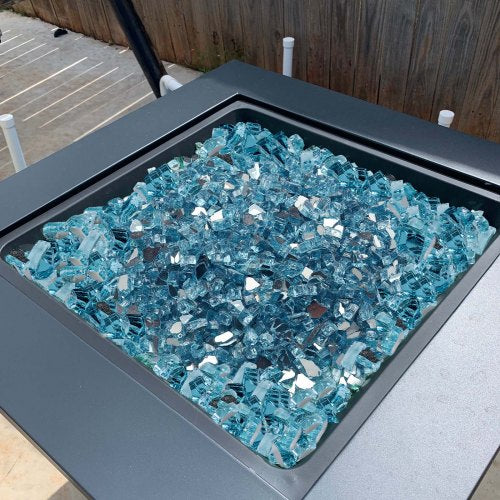 Fire Glass 10 Lbs 4.5 Kg Hightemperature Resistant Fireplace Rocks 12Inch 127
