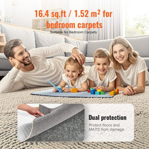 SlipResistant Rug Pad – Protective Cushioning Carpet Pad – 8 x 10 –